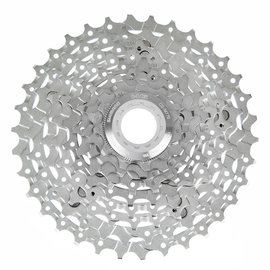 SHIMANO CASSETTE SPROCKET, CS-M770, DEORE XT 9-SPEED 11-12-14-16-18-21-24-28-32T(AQ) IND.PACK