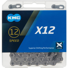 KMC X12  12SPEED CHAIN  126LINKS Silver