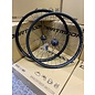 2022 Dartmoor Shield Wheelset 26", singlespeed, 135x10mm, 10T Driver,  100x15/110x20mm 32H, black anodized with petrol color hubs