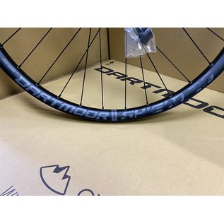 2022 Dartmoor Shield Wheelset 26", singlespeed, 135x10mm, 10T Driver,  100x15/110x20mm 32H, black anodized with petrol color hubs