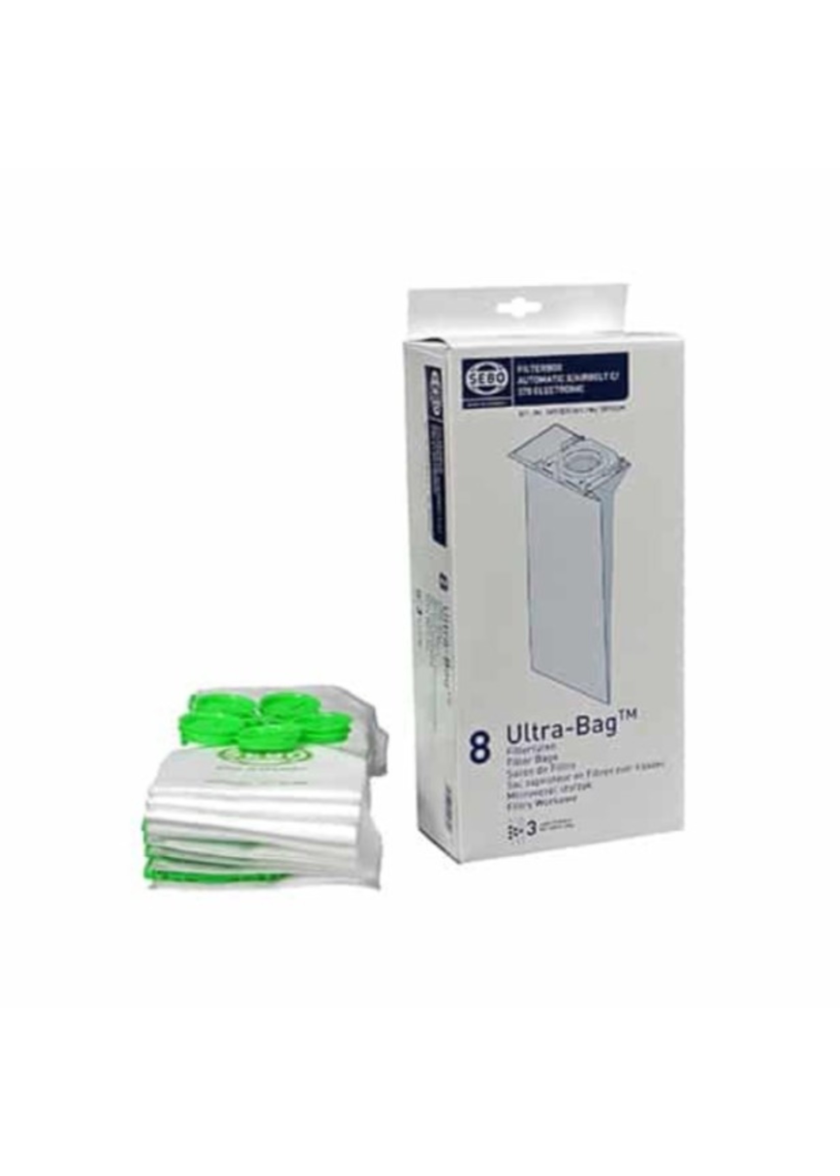 SEBO Sebo X, G, Mechanical Bags (8 Pack) Vacworks