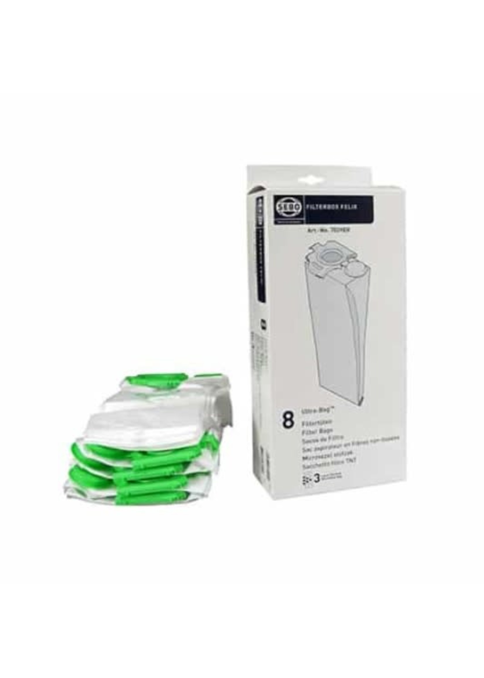 SEBO Sebo Felix Vacuum Bags (8 Pack) Vacworks