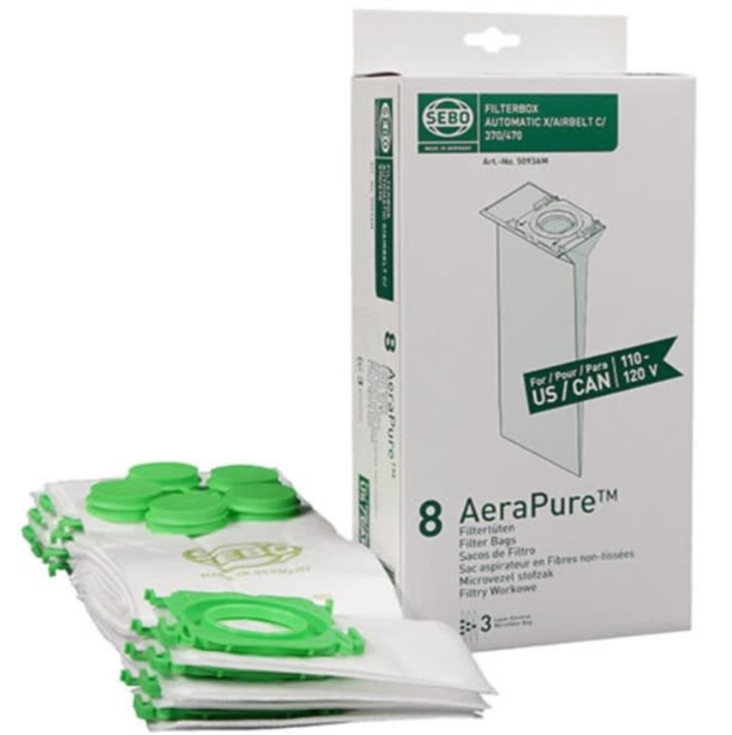 Sebo X G Mechanical Bags High Quality Vacuum Bags Vacworks Vacworks