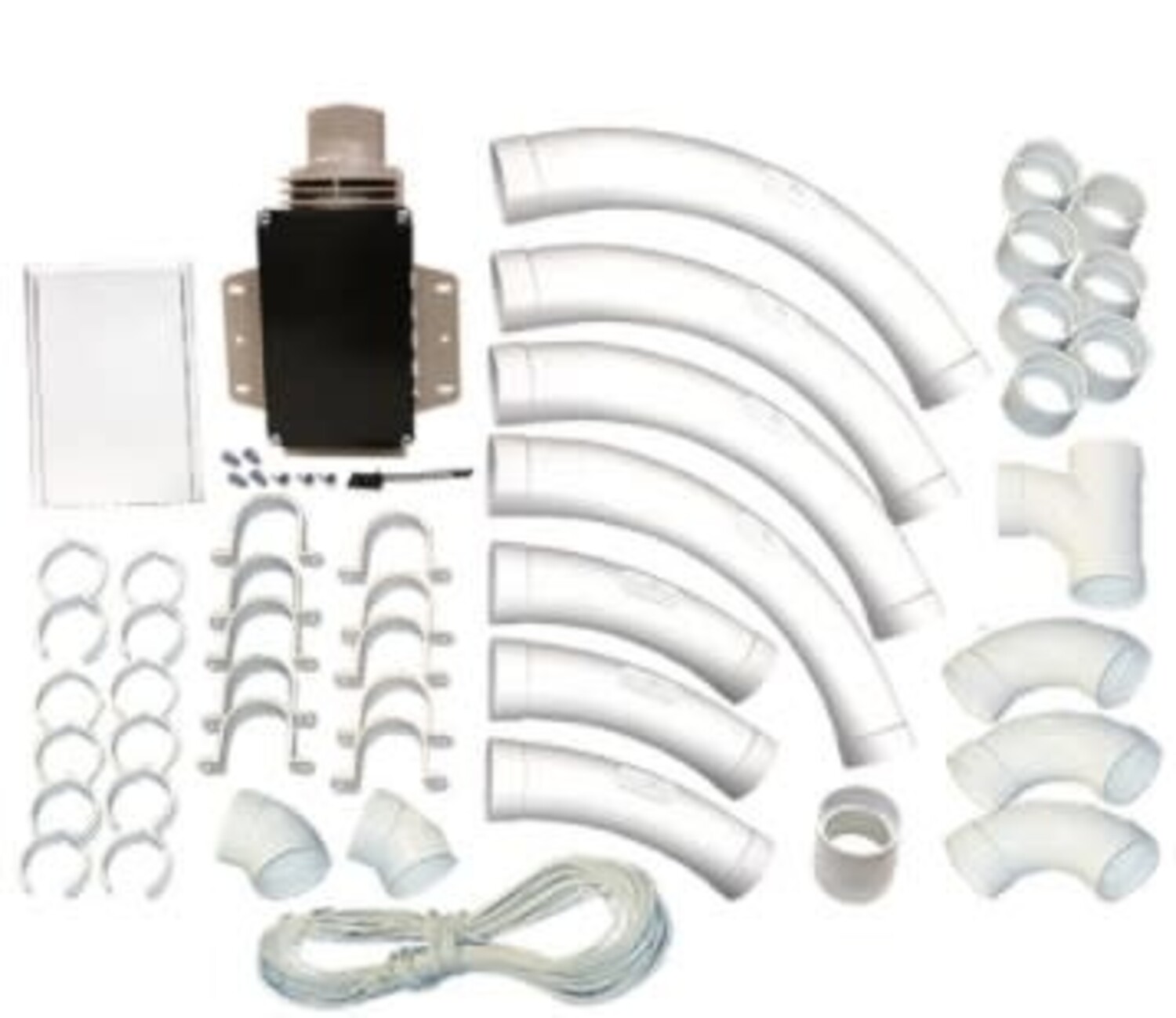 Chameleon One Valve Installation Kit in White | Vacworks