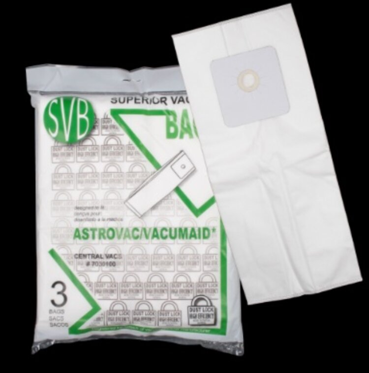 Astrovac Vacumaid, Astrovac Dustlock Central Vac Bags (3 Pack)