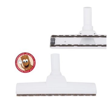 12" Hard Floor Tool With Wheels (White)