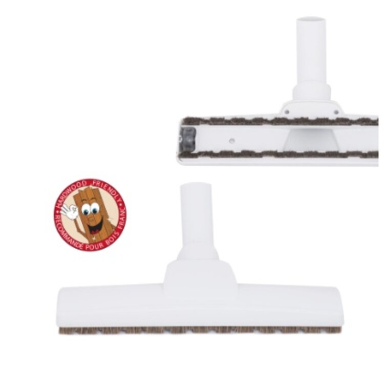 12" Hard Floor Tool With Wheels (White)