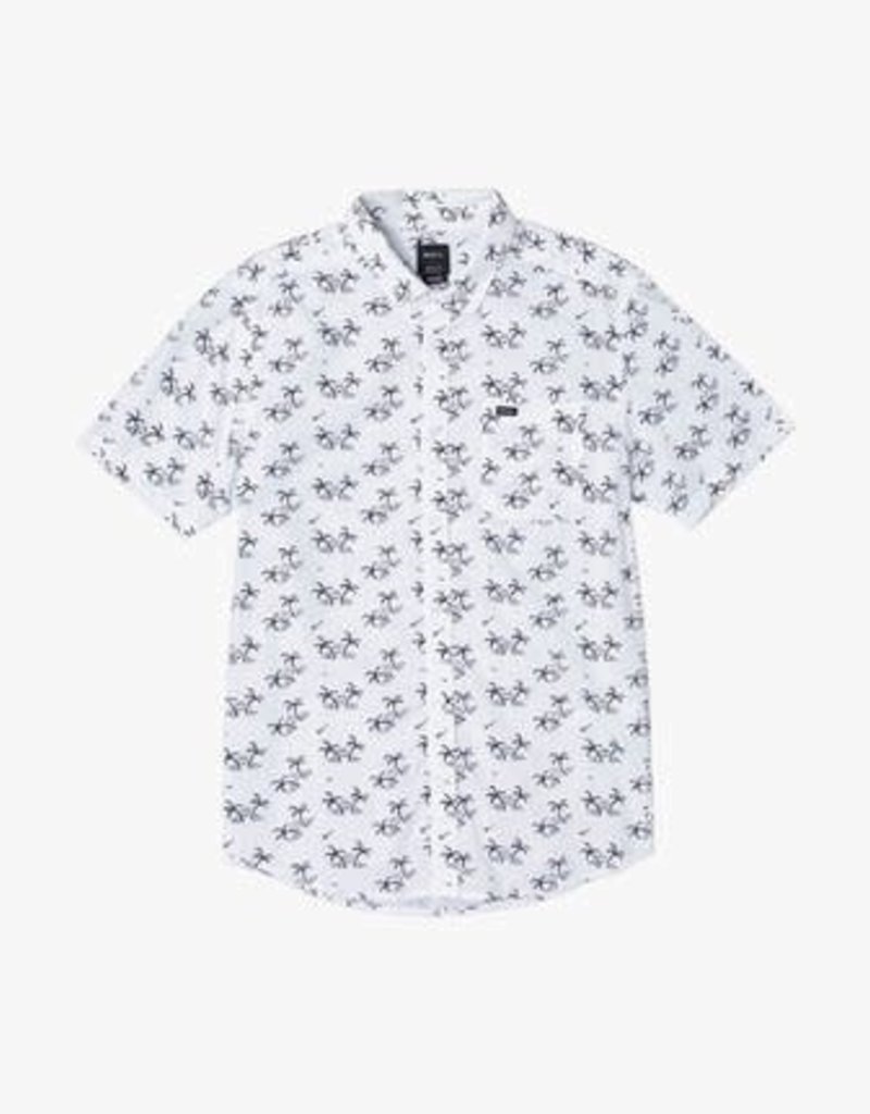 RVCA Mens Easy Palms Button-Up Shirt
