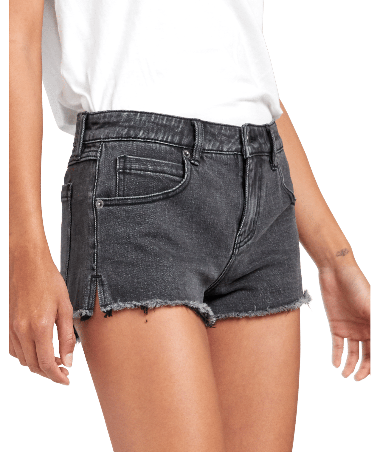 rvca denim shorts