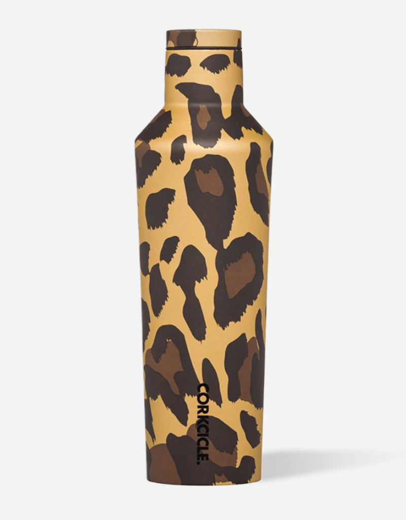Corkcicle 16oz Canteen - Luxe Leopard