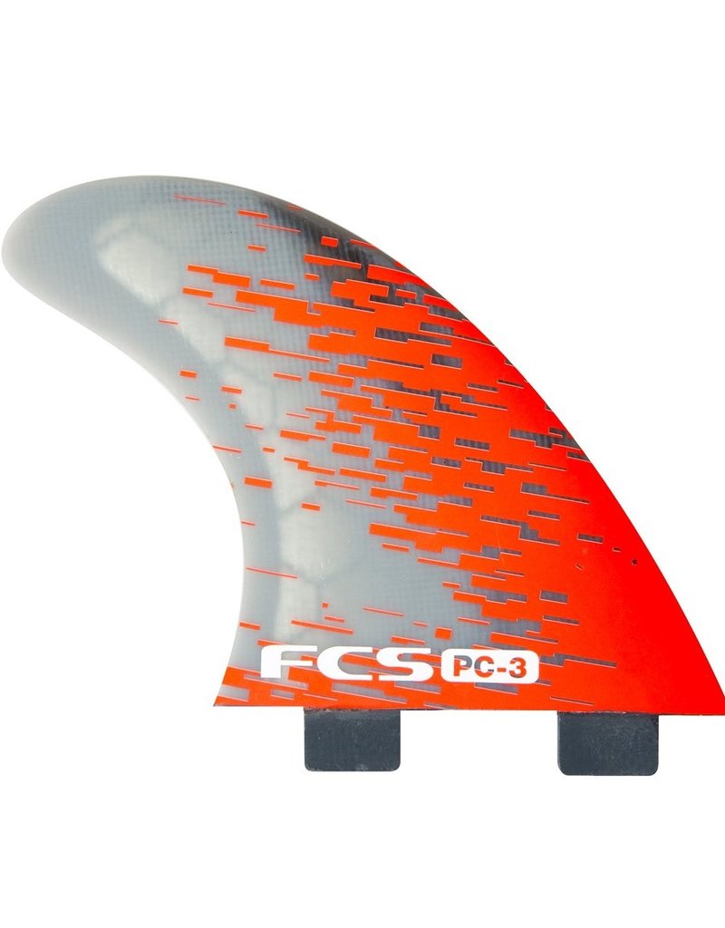 FCS FCS PC-3 Performance Core Surfboard Tri Fin Set - Red Smoke