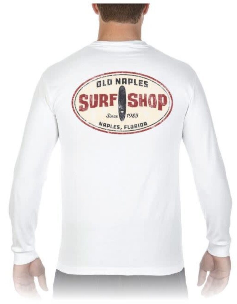 Old Naples Surf Shop ONSS Old Label Long Sleeve T-Shirt
