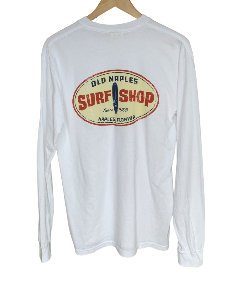 Old Naples Surf Shop ONSS Old Label Long Sleeve T-Shirt