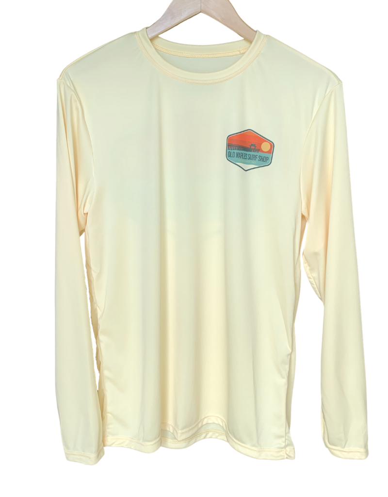 Old Naples Surf Shop ONSS Sunset Patch UV L/S Shirt
