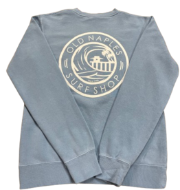 Old Naples Surf Shop ONSS Surf the Pier Crew Sweatshirt