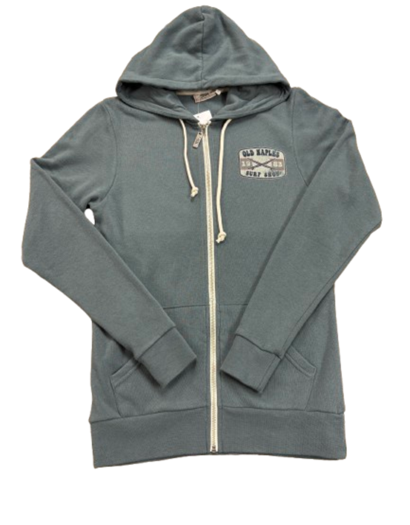 Old Naples Surf Shop Onss Roostic Zip Hoodie