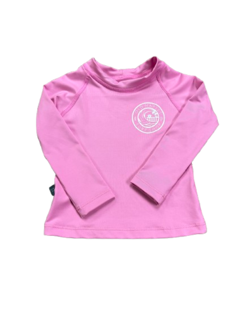 Old Naples Surf Shop ONSS Kids Logo LS Rashguard