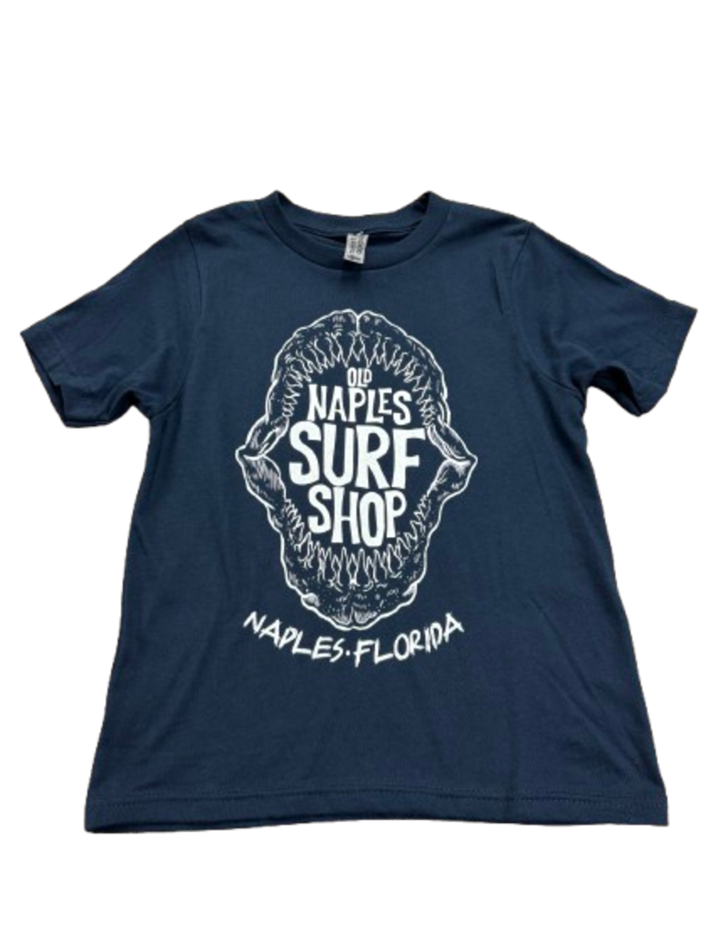Old Naples Surf Shop ONSS Shark Jaws Youth SS Tee