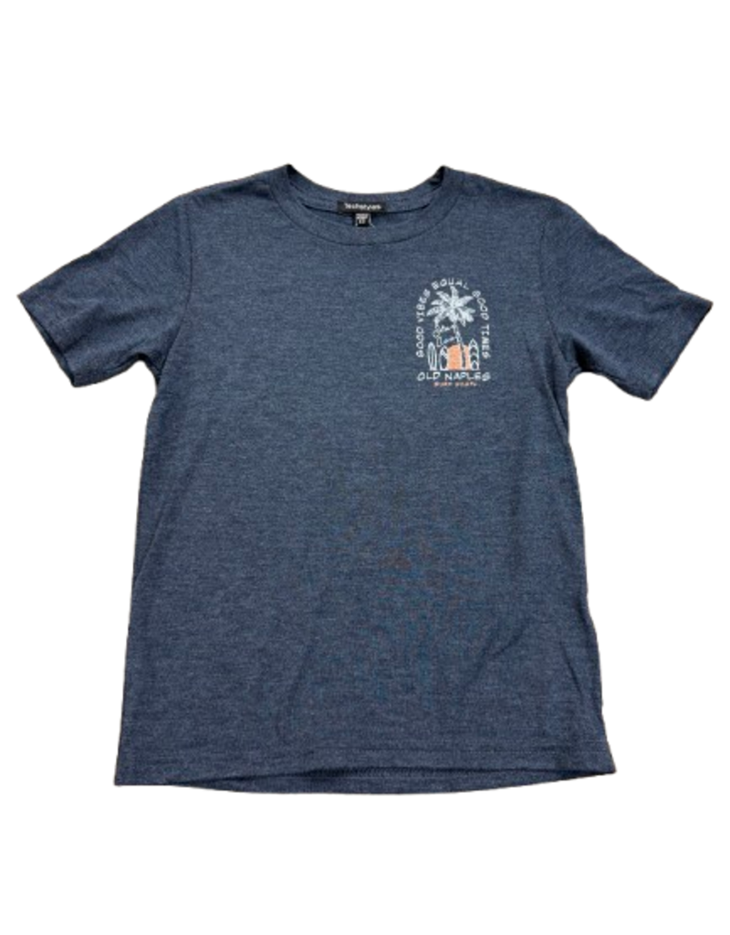Old Naples Surf Shop ONSS Kid's Good Times Tee Navy