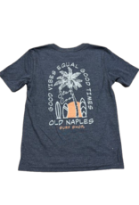 Old Naples Surf Shop ONSS Kid's Good Times Tee Navy