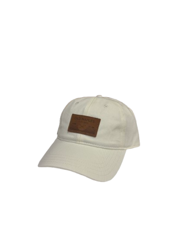 Old Naples Surf Shop ONSS Leather Board Hat Patch Hat