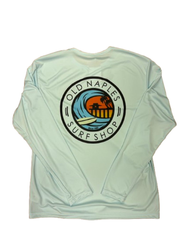 Old Naples Surf Shop ONSS Surf the Pier UV Long Sleeve Shirt