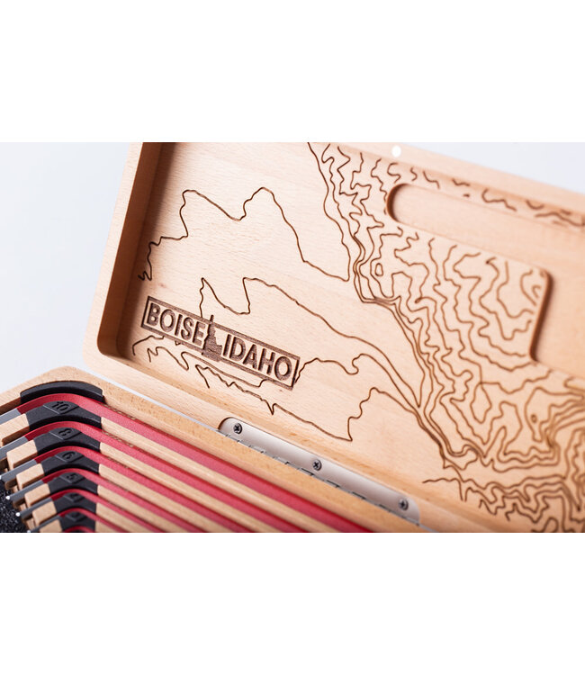 Silca HX-One Hex Wrenches and Drive Tool Kit w/ Wood Case: Tri Town Custom