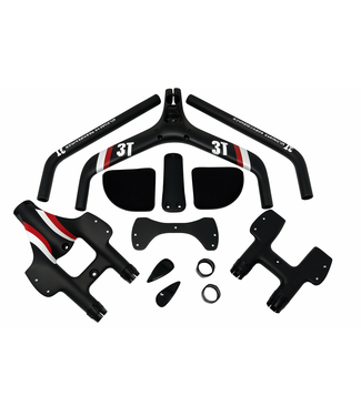 Cervelo Cervelo P5 Six 3T Aduro  Aerobar & Basebar Complete Kit, Matte Black