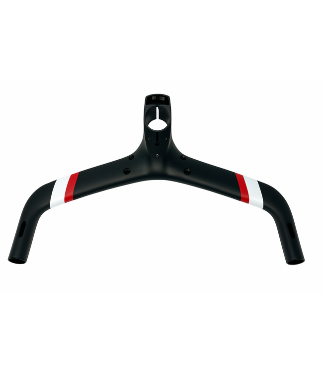 Cervelo P5-Six 3T Aduro  Basebar, Gloss Black, 38cm