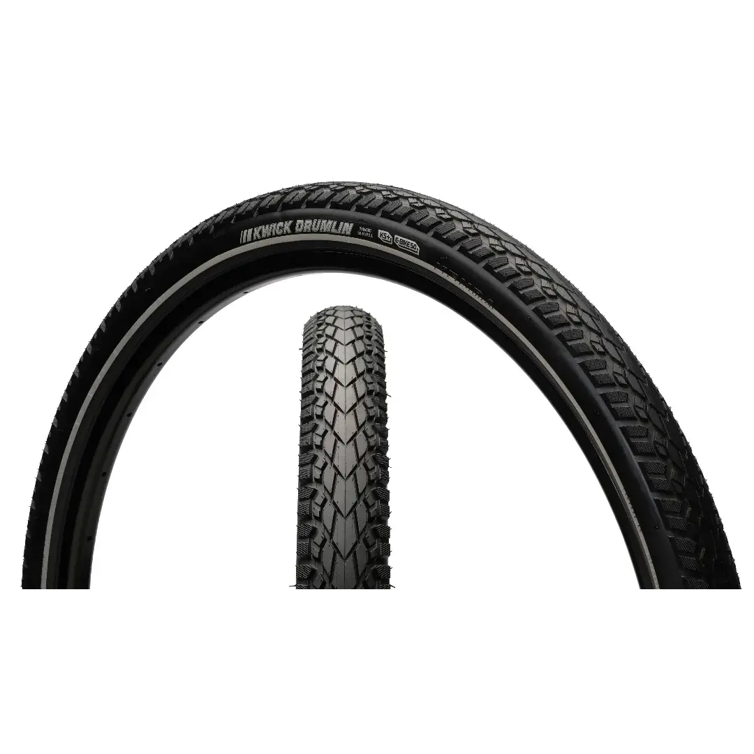 Kenda Kwick Drumlin Tire, Reflective, 700 x 38