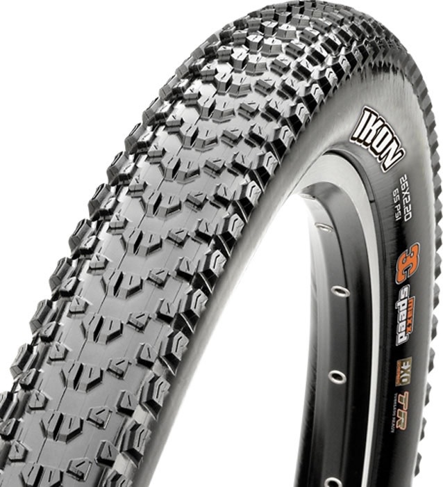 Maxxis Maxxis Ikon Tire - 26 x 2.2, Clincher, Folding, Black