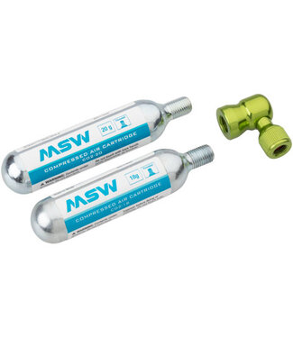 MSW MSW Windstream Twist 20 Kit with two 20g CO2 Cartridges