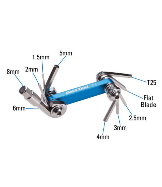 Park Tool IB-2 I-Beam Mini Folding Multi-Tool