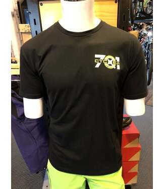 Next Level Apparel 701 Cycle and Sport Logo Shop T-Shirt Black