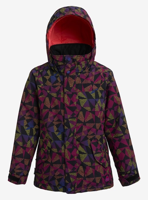 【新品未使用】Burton G Elodie JK L ミステリアスピンク Burton Girls Elodie Jacket, True Black/Secret Garden, Large