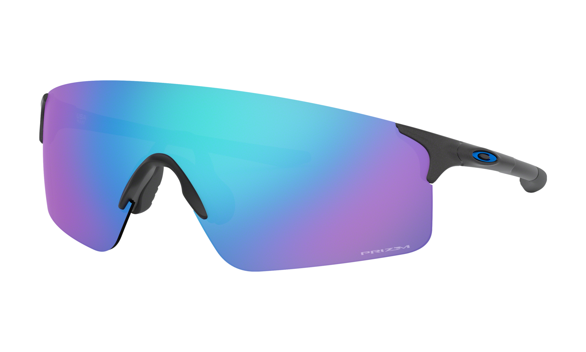 Oakley EVZero™ Blades Steel w/PRIZM™ Sapphire - 701 Cycle and Sport