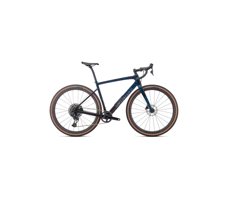 2022 Specialized Diverge Expert Carbon  Gloss Teal Tint/Carbon/Limestone/Wild - 56