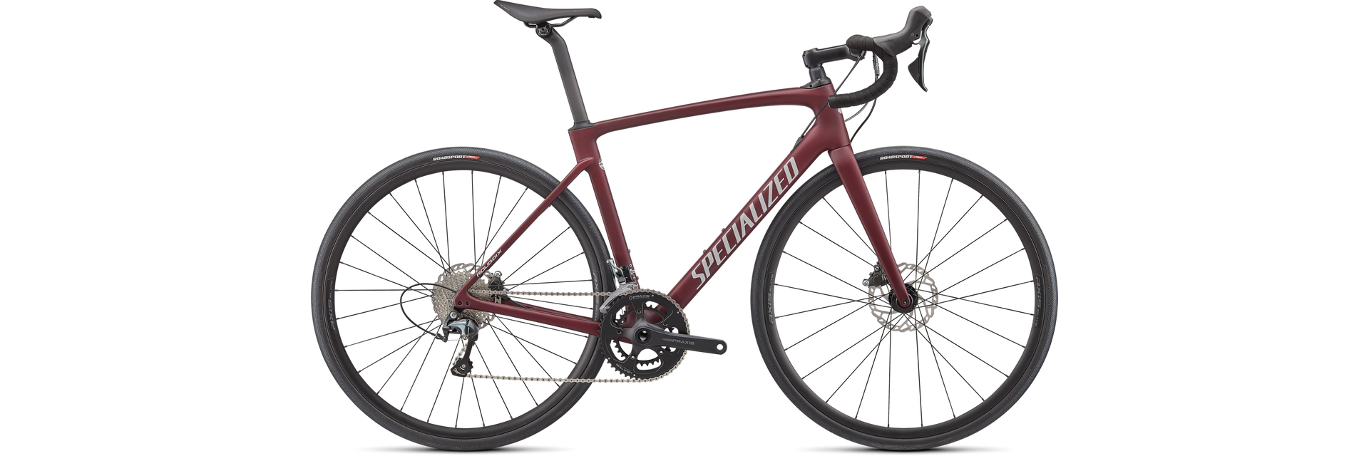 2022 Specialized Roubaix Maroon/Silver Dust/Black Reflective - 56