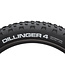 45NRTH 45NRTH Dillinger 4 Tire - 27.5 x 4 Tubeless Folding Black 120tpi 252 Concave Carbide Aluminum Studs