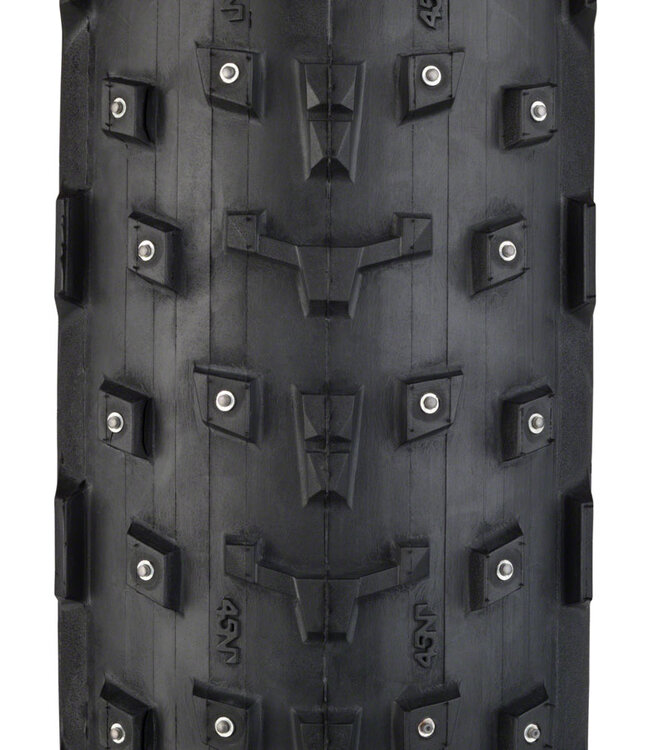 45NRTH Dillinger 4 Tire - 27.5 x 4 Tubeless Folding Black 120tpi 252 Concave Carbide Aluminum Studs