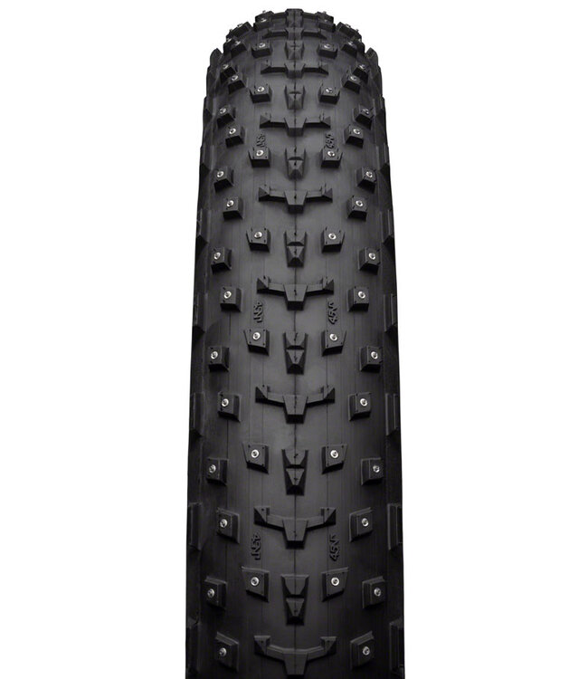45NRTH Dillinger 4 Tire - 27.5 x 4 Tubeless Folding Black 120tpi 252 Concave Carbide Aluminum Studs