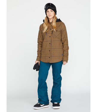 Volcom Women's Hooded Flannel