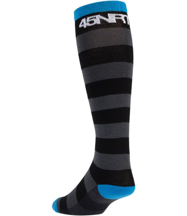 45NRTH Stripe Midweight Knee Wool Sock