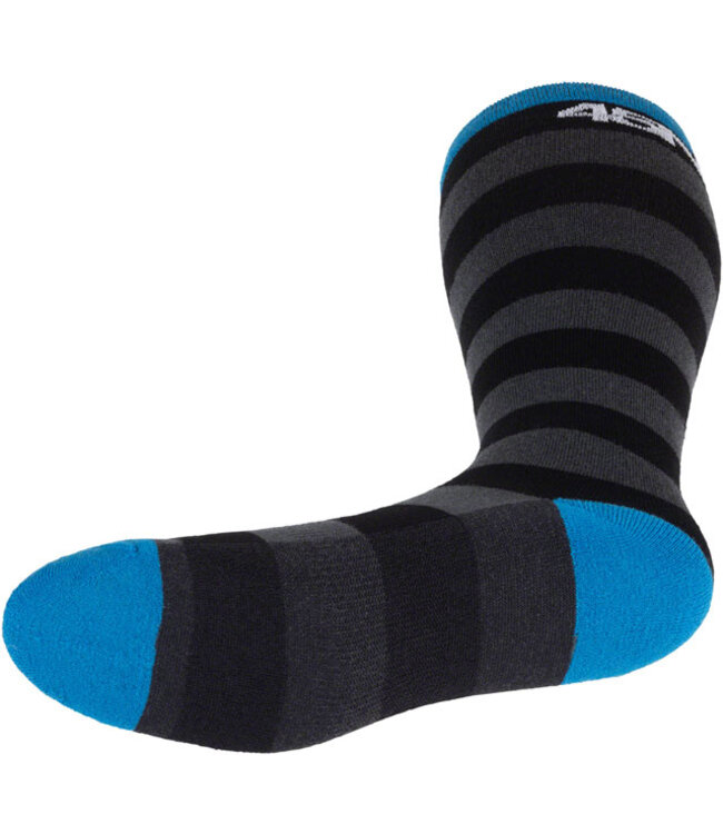 45NRTH Stripe Midweight Knee Wool Sock