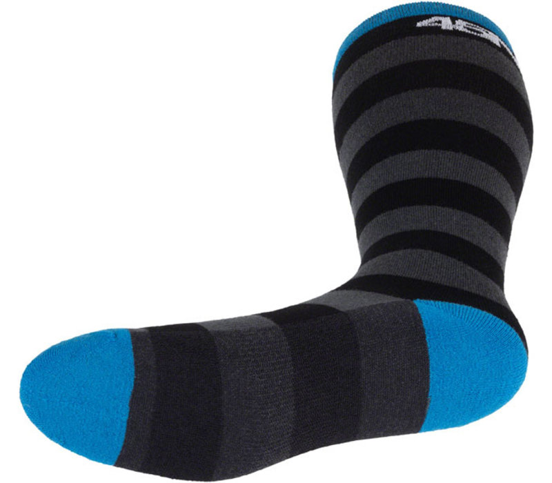 45NRTH Stripe Midweight Knee Wool Sock