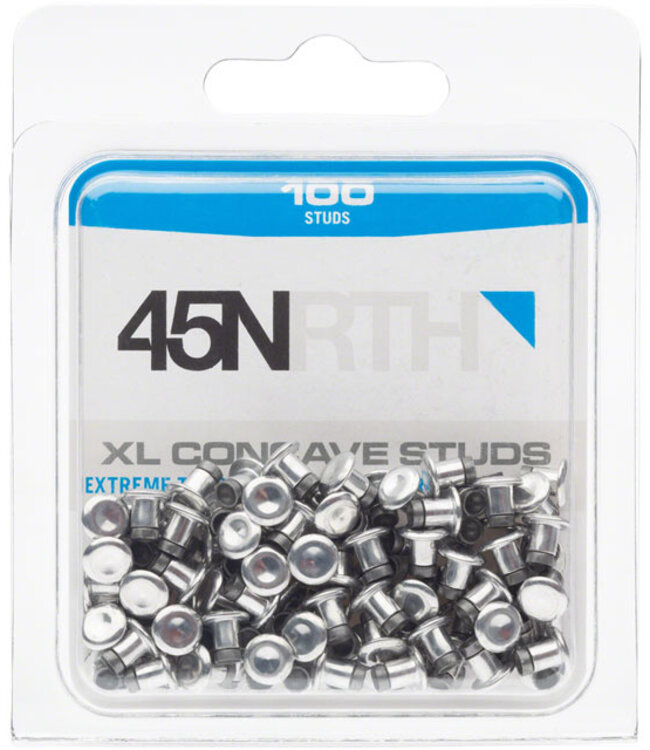 45NRTH XL Concave Carbide Aluminum Studs - 100 pk