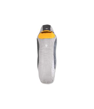 NEMO Nemo Tempo Mens 35 Long Sleeping Bag - Paloma Gray/Mango