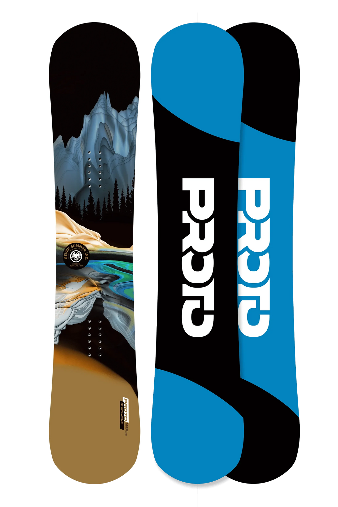 NEVERSUMMER ネバーサマー  PROTO SYNTHESIS 158 Never Summer Industries Proto Synthesis Snowboard - 701 Cycle and