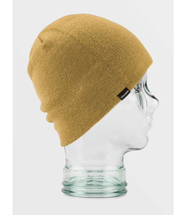 Volcom Men's V.Co Skull Beanie Dark Khaki