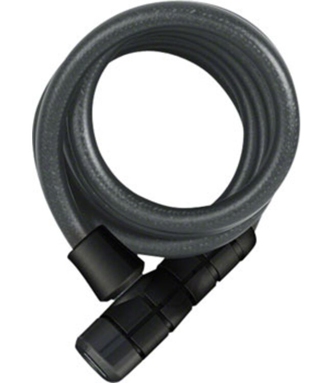 Abus Booster 6512 Keyed Coiled Cable Lock: with mount